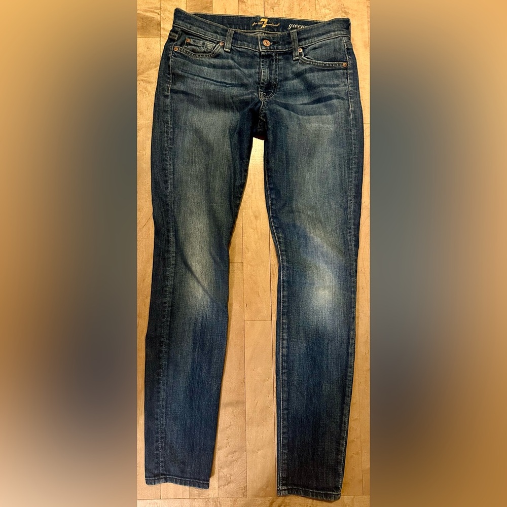 Size 27 - 7 for all Mankind skinny jeans